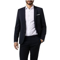 DIGEL Herren Sakko blau Schurwoll-Stretch Slim Fit von Digel