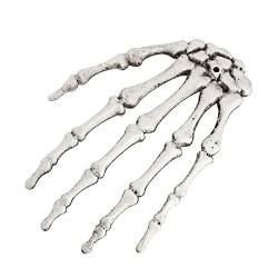 Halloween Skeleton Hands Hair Clips Gothic Costume Headpiece Girls Party Cosplay Hair Accessories Punk Rock Barrette Women Horror Devil Bone Claws Headdress Skull Hand Hairpin Head wear von DigiTizerArt