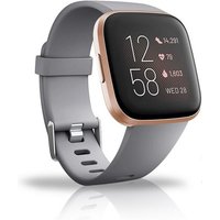 Diida Smartwatch-Armband Uhrenarmband,Watchband,Armband,Uhrenarmbänder, Für Fitbit Versa-Armband, Fitbit Versa/2/Lite, Silikon, 22 mm, Schwarz von Diida