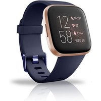 Diida Smartwatch-Armband Uhrenarmband,Watchband,Armband,Uhrenarmbänder, Für Fitbit Versa-Armband, Fitbit Versa/2/Lite, Silikon, 22 mm, Schwarz von Diida