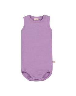 Dilling Baby Body ohne Ärmel aus Merinowolle Violette Orchidee 62 von Dilling