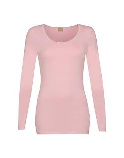 Dilling Damen-Langarmshirt aus Baumwolle Gedecktes Rosa 36 von Dilling