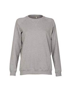 Dilling Damen Sweatshirt aus Bio-Baumwolle Graumeliert 38 von Dilling