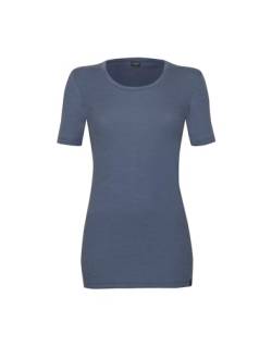 Dilling Damen T-Shirt aus Merinowolle Donnerblau 36 von Dilling