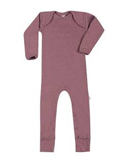 Dilling Einteiler aus natürlicher Merinowolle für Babys Fuchsia 62 von Dilling