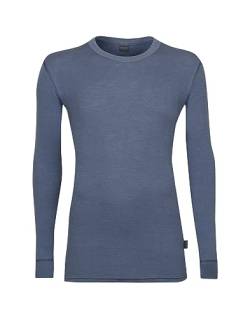 Dilling Herren Langarmshirt aus Merinowolle Donnerblau M von Dilling