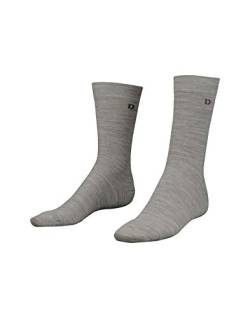 Dilling Herren Socken aus BIO-Merinowolle Grau melange 39-42 von Dilling