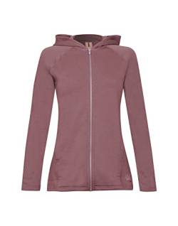 Dilling Kapuzenjacke aus natürlicher Merinowolle für Damen Fuchsia von Dilling