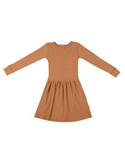 Dilling Kleid für Kinder aus 100% Bio Merinowolle Karamell 146-152 von Dilling