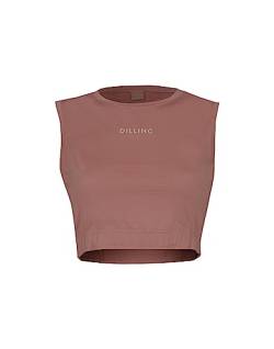 Dilling Kurzes Tanktop aus Merinowolle für Damen Helle Himbeere 42 von Dilling