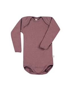 Dilling Langarmbody aus Merinowolle für Babys Fuchsia 68 von Dilling