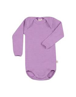 Dilling Langarmbody aus Merinowolle für Babys Violette Orchidee 86 von Dilling