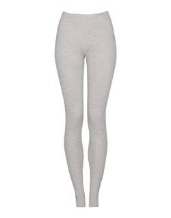 Dilling Leggings aus 100% natürlicher Merinowolle für Damen Hellgrau meliert 46 von Dilling