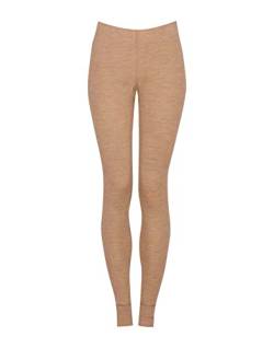 Dilling Leggings aus 100% natürlicher Merinowolle für Damen Karamell meliert 38 von Dilling