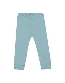 Dilling Leggings aus Merinowolle/Seide für Babys Arktik Blau 74 von Dilling