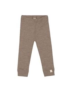 Dilling Leggings aus natürlicher Merinowolle für Babys Braun meliert 62 von Dilling