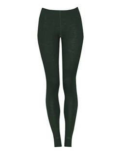 Dilling Leggings aus natürlicher Merinowolle für Damen Piniengrün 36 von Dilling