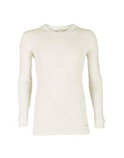 Dilling Merino Langarmshirt für Herren - 100% Natürliche Bio-Merinowäsche Natur XXL von Dilling