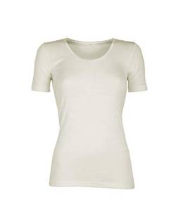 Dilling Merino T-Shirt für Damen - aus 100% Bio-Merinowolle Natur 38 von Dilling