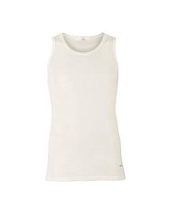 Dilling Merino Unterhemd Herren - Tank Top 100% Bio Wolle Natur L von Dilling