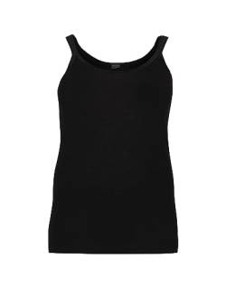 Dilling Plus Size Damen Trägertop aus Merinowolle Schwarz 50 von Dilling