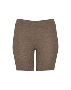 Dilling Shorts aus 100% natürlicher Merinowolle Braun meliert 46 von Dilling