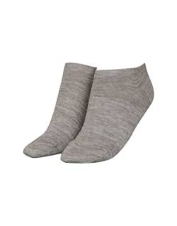 Dilling Socken aus Merinowolle für Damen Grau Melange von Dilling