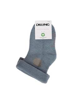 Dilling Socken aus natürlicher Merinowolle für Baby Blau von Dilling