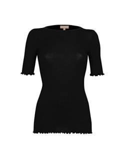 Dilling T-Shirt aus Merinowolle/Seide für Damen Schwarz 38 von Dilling