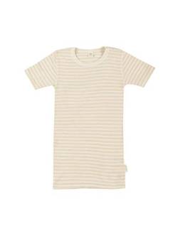 Dilling T-Shirt für Kinder aus Bio Wolle & Seide Beige/Natur 134-140 von Dilling