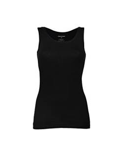 Dilling Tank Top für Damen aus Bio Baumwolle – Basic Shirt Schwarz 38 von Dilling