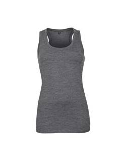 Dilling Tanktop für Damen aus 100% Bio-Merinowolle Dunkelgrau meliert 36 von Dilling