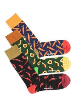 DillySocks Bunte Socken (2er Set) | Farbige Socken für Herren und Damen aus Bio Baumwolle & nachhaltiger Produktion von DillySocks