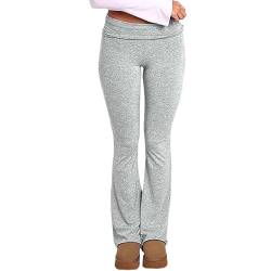 Dinnerie Schlaghose Damen Sexy Y2K Low Waist Stoff Yogahose Lang Stretch Flared Leggings Bootcut Jogginghose Freizeithose von Dinnerie