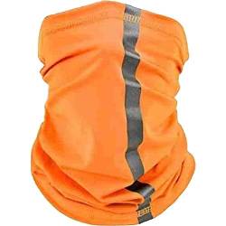 Reflektierender Halstuch Sichtbarkeit Sicherheit Radfahren Bandana elastische Maske Halstuch Schal Wind Staub UV-Schutz von Dinntty