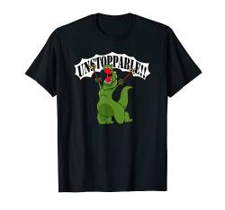 T-rex t-shirt I Am Unstoppable Tea Rex Dinosaur t-shirt von Dinosaur MM Co