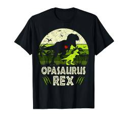 Opasaurus T Rex Dinosaurier Opa Saurus Family Matching T-Shirt von Dinosaur Matching Family Saurus T-Rex