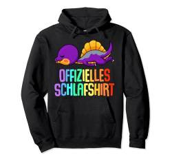 Offizielles Schlafshirt Pyjama Dino Dinosaurier Drachen Fun Pullover Hoodie von Dinosaurier Dino Drachen Geschenkidee Langschläfer