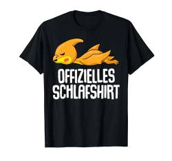 Offizielles Schlafshirt Pyjama Dino Dinosaurier Drachen Fun T-Shirt von Dinosaurier Dino Drachen Geschenkidee Langschläfer