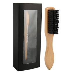 Bartpflegebürste Glättet und Fördert das Bartwachstum Nylonborsten Holz-Bartbürste für Männer Bartpflege von Dioche