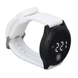 Dioche LED-Digitaluhr LED-Digitaluhr Kunststoff Hz2030 LED-Digitaluhr Im Koreanischen Stil wasserdichte Touch-stilvolle Armbanduhr für Männer, Frauen, Studenten (Fluor der schwarzen Schale) von Dioche