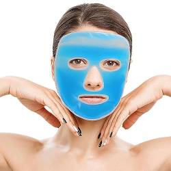 Eis-Gesichtsmaske Heiße und Kalte Gel-Gesichtsmaske Gesichts-Eisbeutel Gesichts-SPA Multifunktional Integriertes Gel Elastisches Riemendesign von Dioche