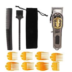 Elektrischer Haarschneider USB-Aufladung LED-Anzeige Haarschneidemaschine Barber Shop Retro-Haarschneidemaschinen-Kit von Dioche