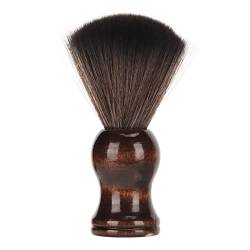 Haar-Rasierpinsel mit Holzbart-Schaumpinsel Tragbarer Weicher Nylon-Rasierpinsel für Männer von Dioche