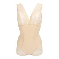 Shapewear für Frauen, Abnehmender Körper Shapewear Postpartum Butt Lifting Tummy Control Waist Trainer Bodysuit (Hautfarbe)(XXL) von Dioche