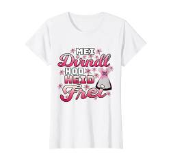 Damen Trachtenoutfit Mei Dirndl hod heid frei Volksfest T-Shirt von Dirndl Tracht für Damen & Bierzelt Fest Designs