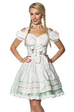 Dirndline Damen Pastell-Dirndl Kleid für besondere Anlässe, mintgrün, 3XL von Dirndline