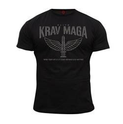 Dirty Ray Kampfsport Krav MAGA Elite Herren Kurzarm T-Shirt DT36 (M) von Dirty Ray