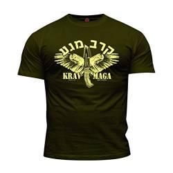 Dirty Ray Kampfsport Krav Maga Self Defence Herren Kurzarm T-Shirt K75 (M) von Dirty Ray