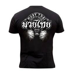 Dirty Ray Kampfsport MMA Muay Thai Herren Kurzarm T-Shirt DT5 (S) von Dirty Ray